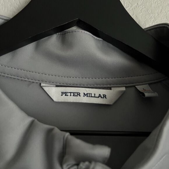 Peter Millar Merge Hybrid Jacket in light gray Size L - Picture 3 of 8